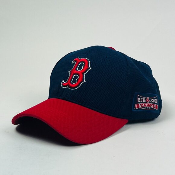 Melonwear MLB Boston Red Sox Nation 2014 Hook & Loop Blue/Red Baseball Hat - Picture 2 of 7
